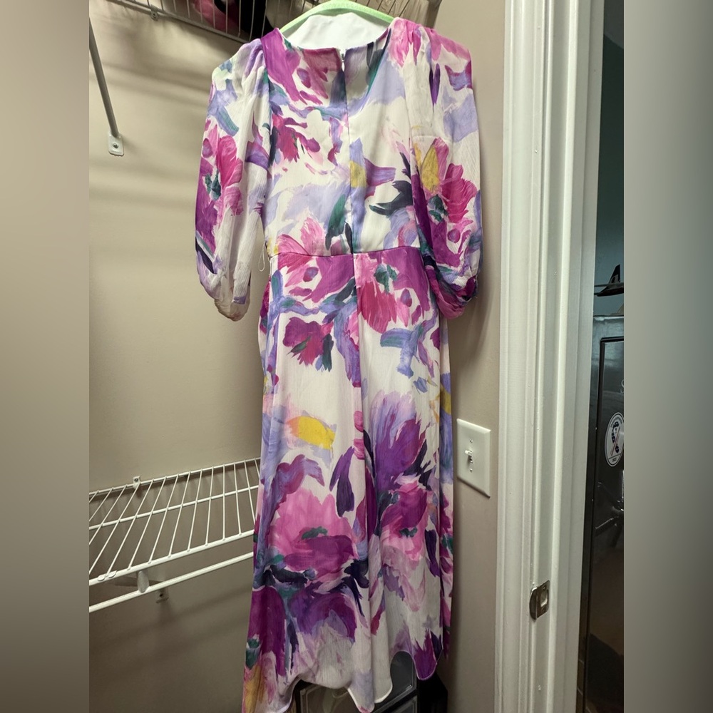 Dkny Purple and Pink Dress